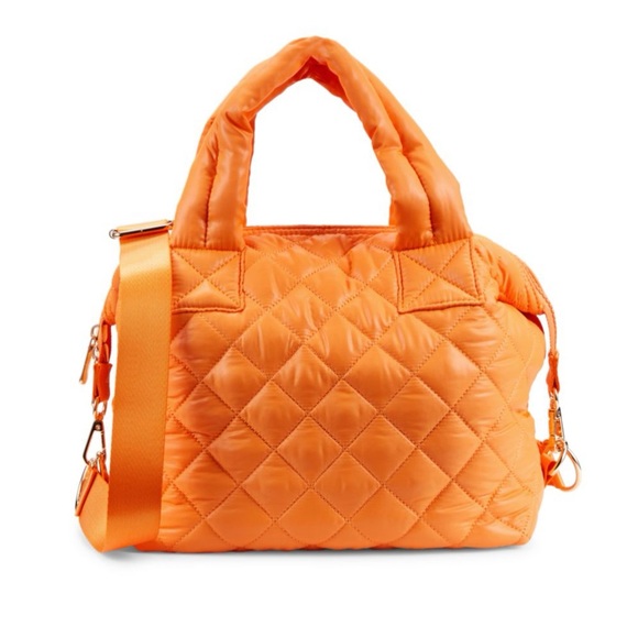 Quilted Nylon Satchel - Picture 1 of 1